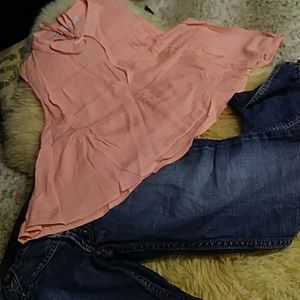 **5/$25*******peach shirt******